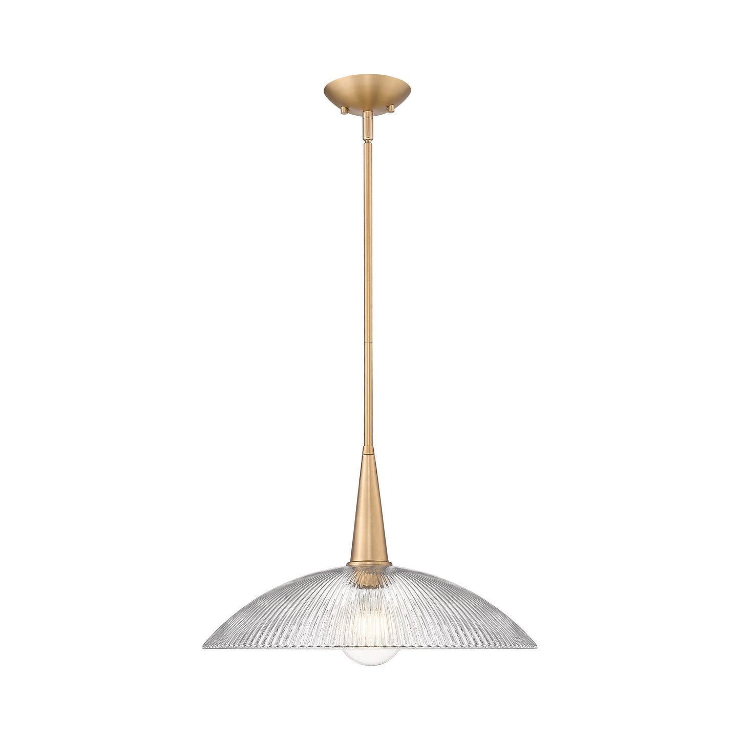 Lunelle Pendant Light in Modern Gold (18-Inch).
