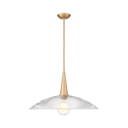 Lunelle Pendant Light in Modern Gold (24-Inch).