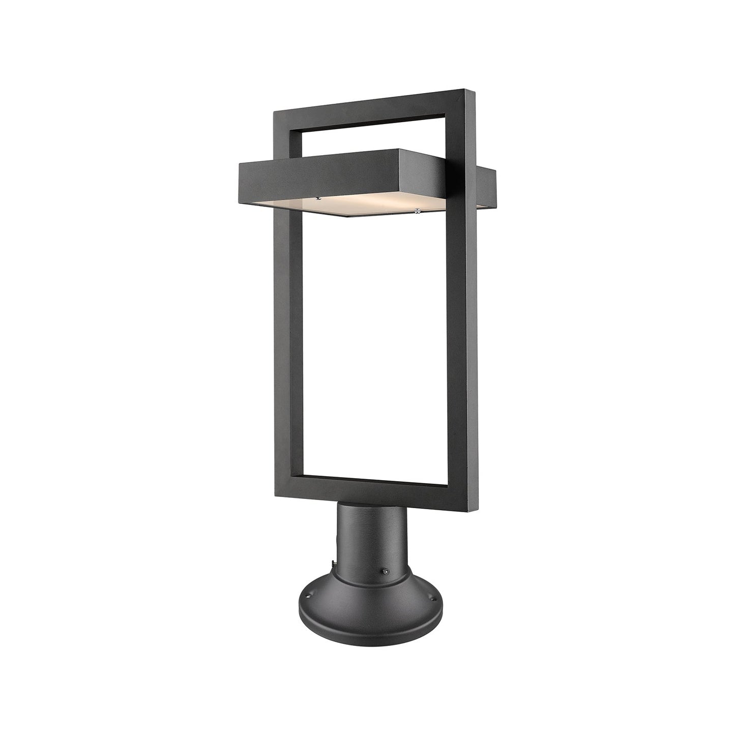 Luttrel 553PM Outdoor LED Pier Mount Light in Black (23.75-Inch).