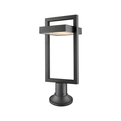 Luttrel 553PM Outdoor LED Pier Mount Light in Black (23.75-Inch).