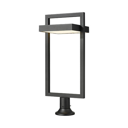 Luttrel 553PM Outdoor LED Pier Mount Light in Black (32.25-Inch).