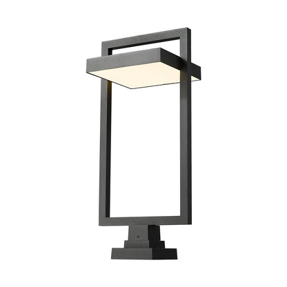 Luttrel 566S Outdoor LED Pier Mount Light in Black (31.38-Inch).