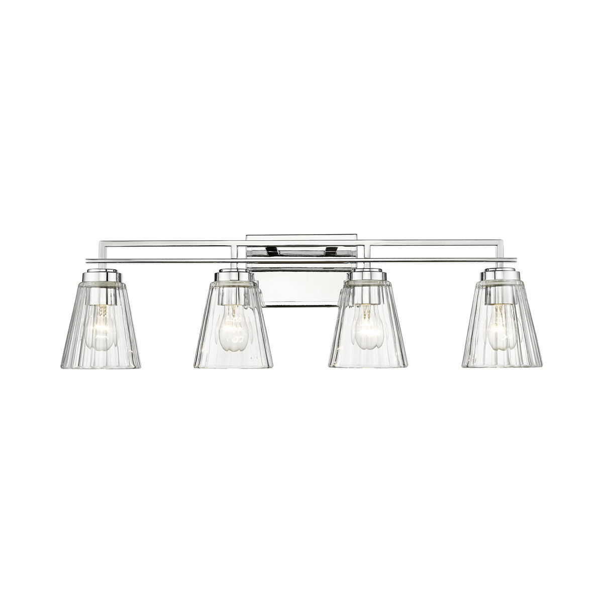 Lyna Bath Vanity Light in Chrome (4-Light).