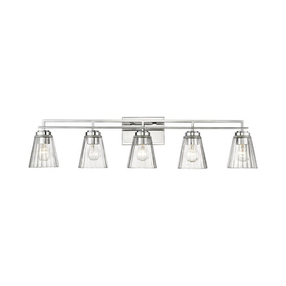 Lyna Bath Vanity Light in Chrome (5-Light).