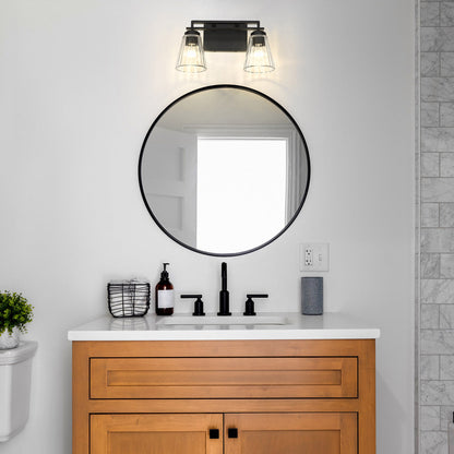 Lyna Bath Vanity Light in bathroom.