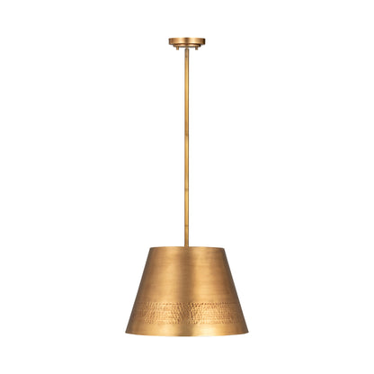 Maddox Chandelier in Rubbed Brass.
