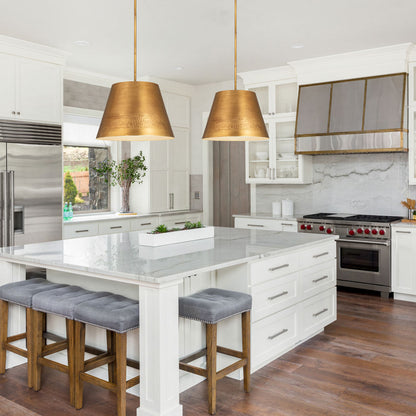 Maddox Chandelier in kitchen.