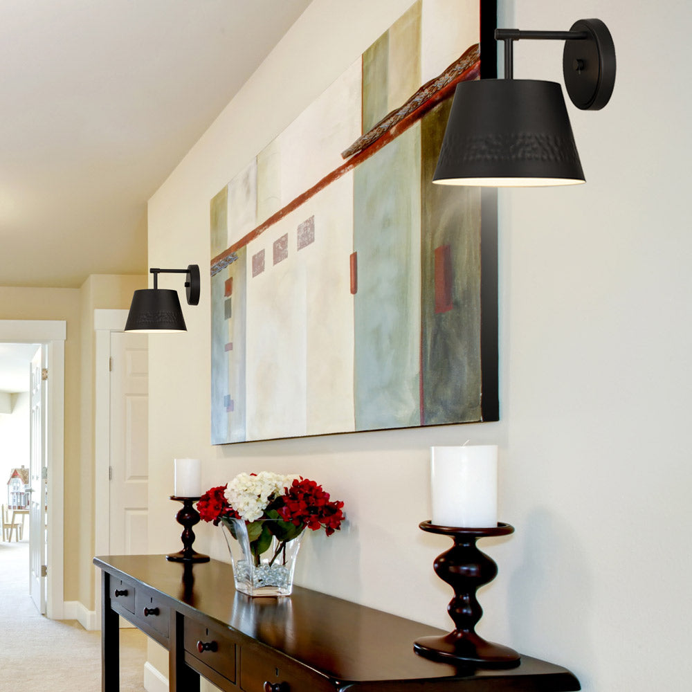 Maddox Wall Light in bathroom.