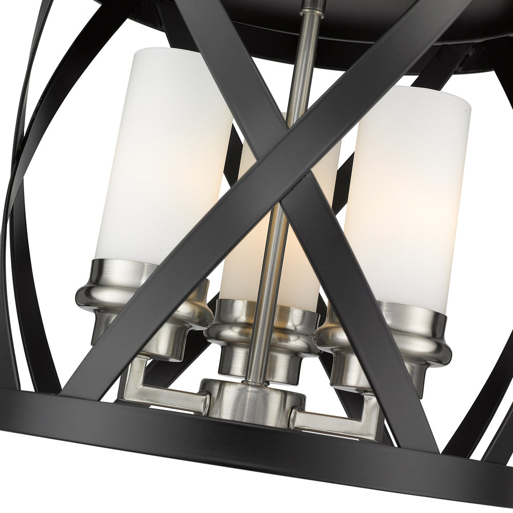 Malcalester Flush Mount Ceiling Light in Detail.