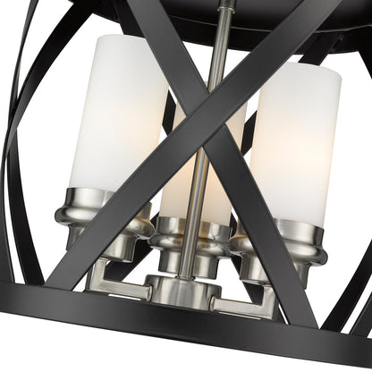 Malcalester Flush Mount Ceiling Light in Detail.