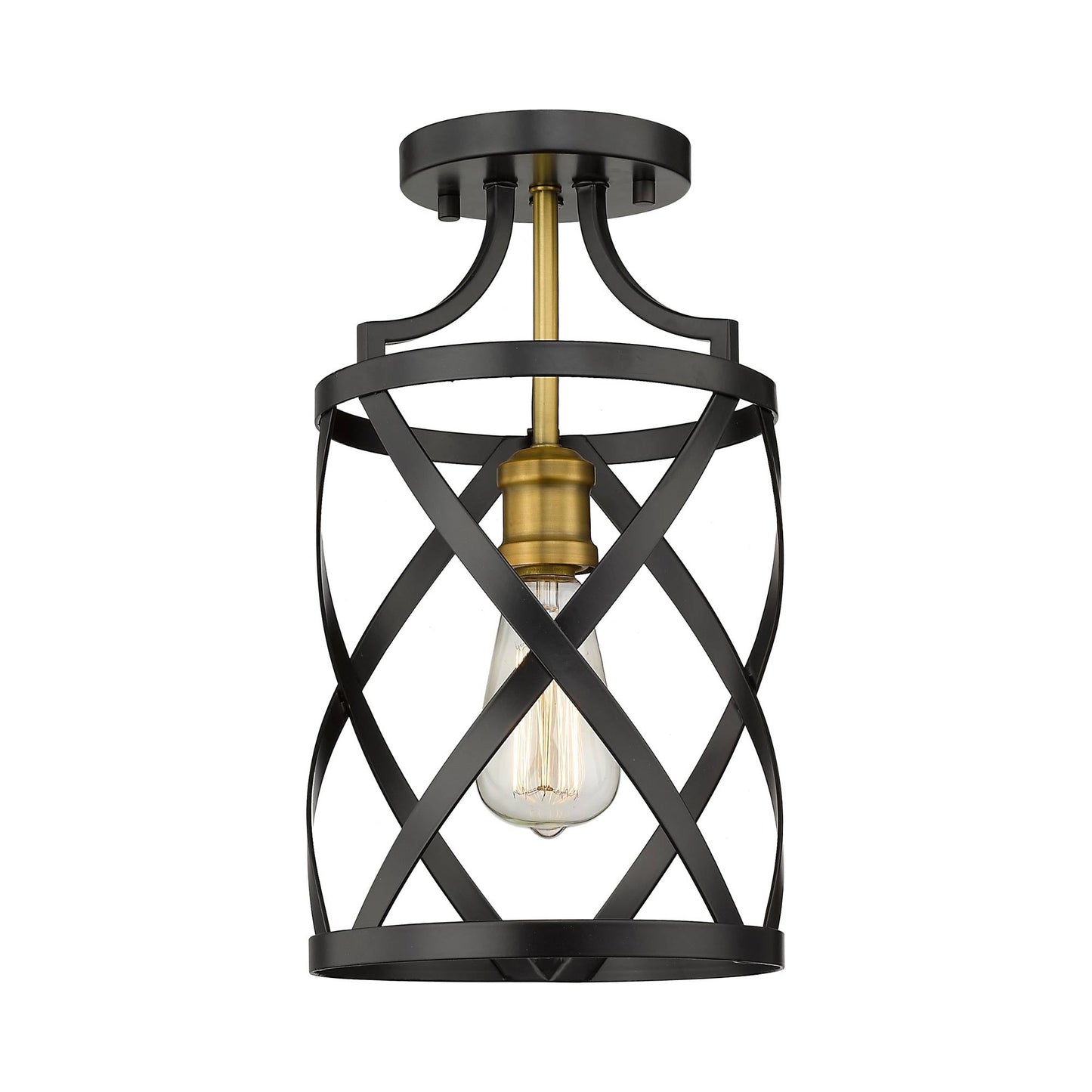 Malcalester Semi Flush Mount Ceiling Light.
