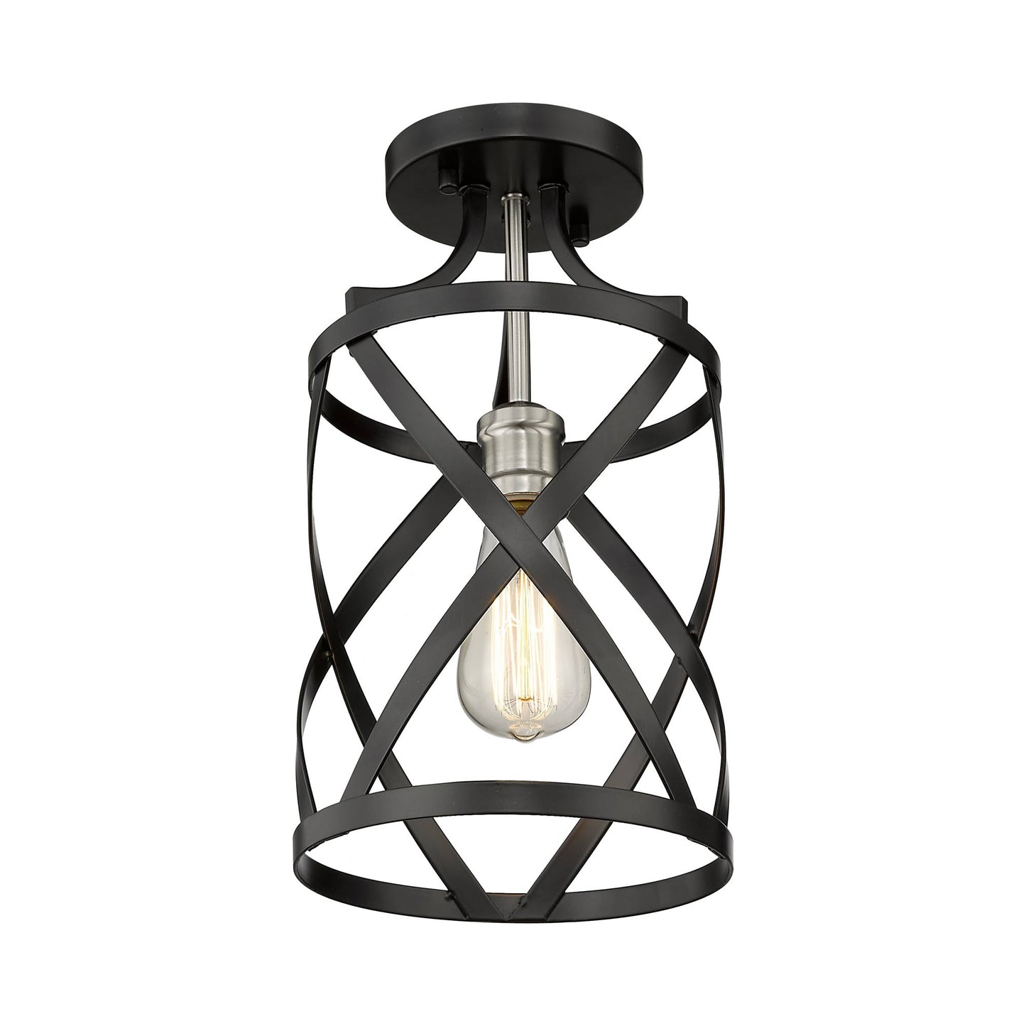 Malcalester Semi Flush Mount Ceiling Light in Detail.