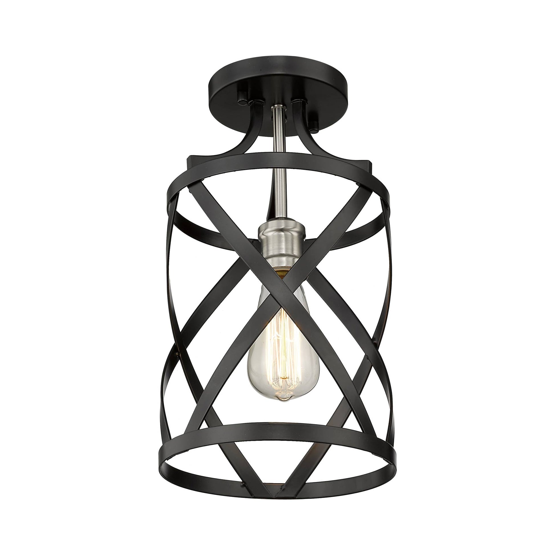 Malcalester Semi Flush Mount Ceiling Light in Detail.