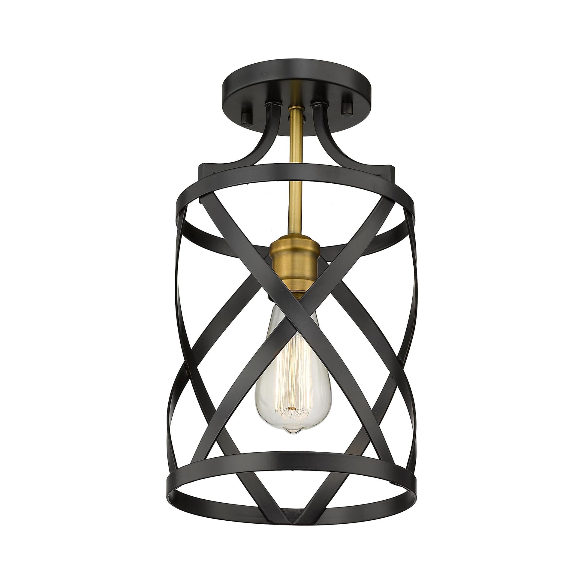 Malcalester Semi Flush Mount Ceiling Light in Detail.