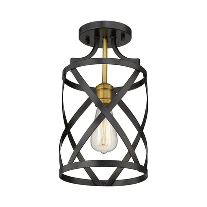 Malcalester Semi Flush Mount Ceiling Light in Detail.