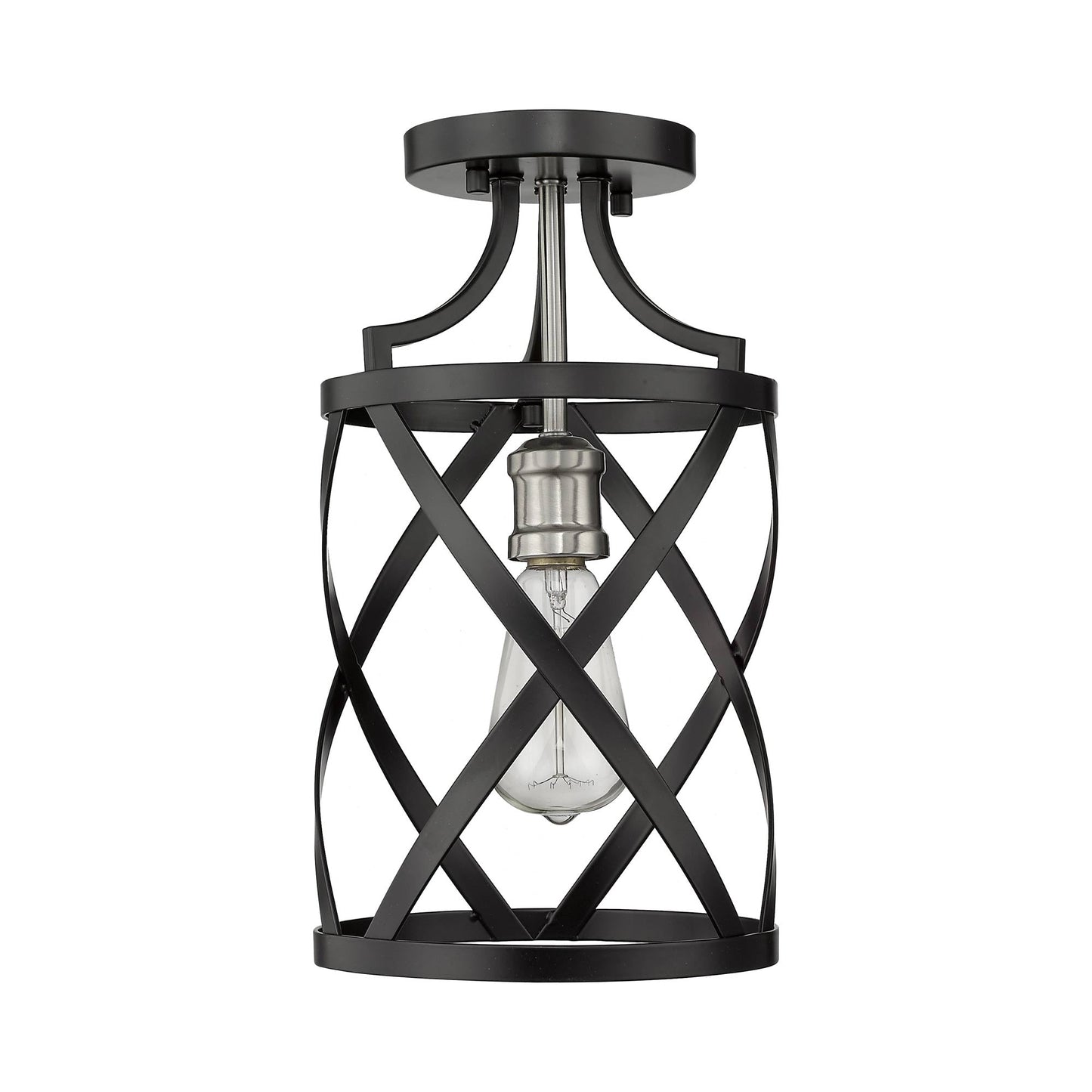 Malcalester Semi Flush Mount Ceiling Light in Detail.