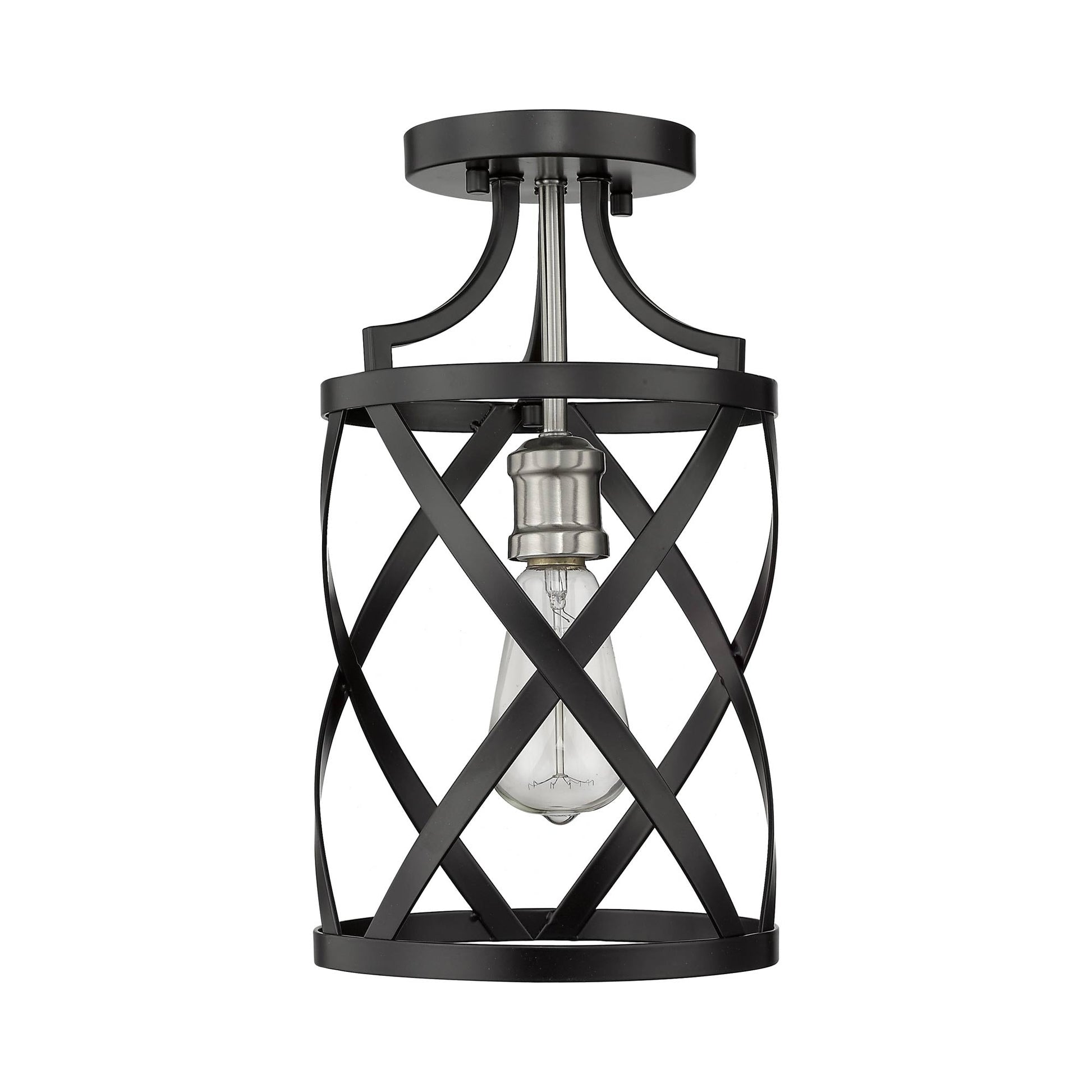 Malcalester Semi Flush Mount Ceiling Light in Detail.