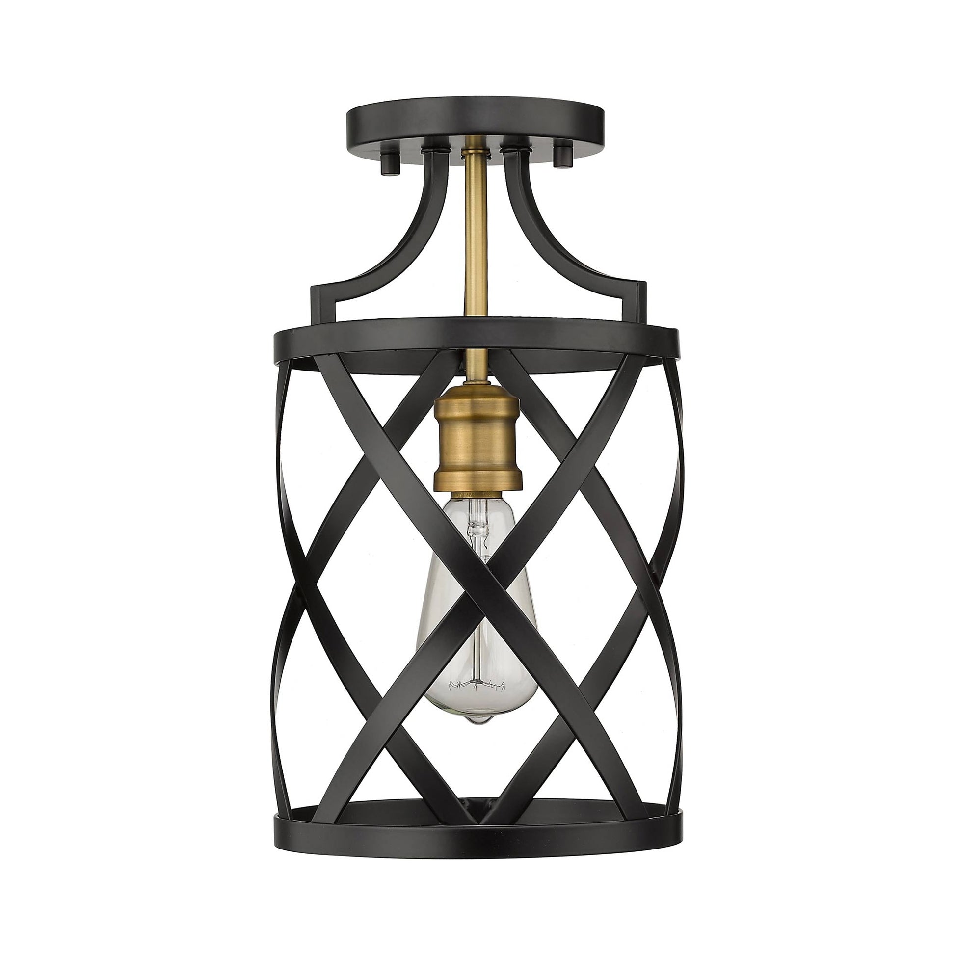 Malcalester Semi Flush Mount Ceiling Light in Detail.