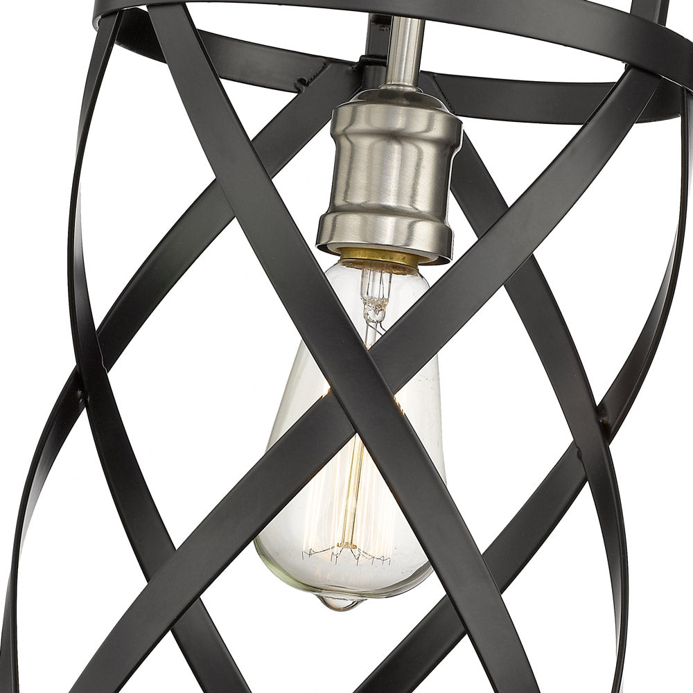 Malcalester Semi Flush Mount Ceiling Light in Detail.