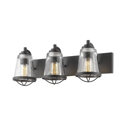 Mariner Bath Vanity Light in Bronze (3-Light).