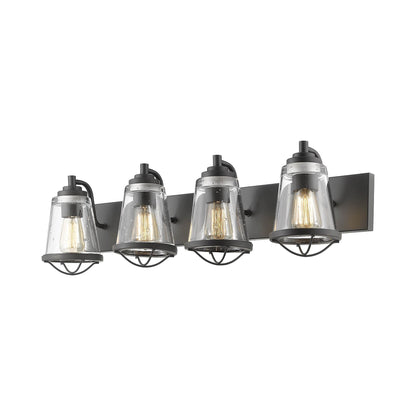 Mariner Bath Vanity Light in Bronze (4-Light).