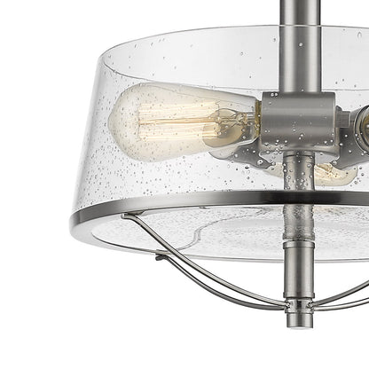 Mariner Semi Flush Mount Ceiling Light in Detail.