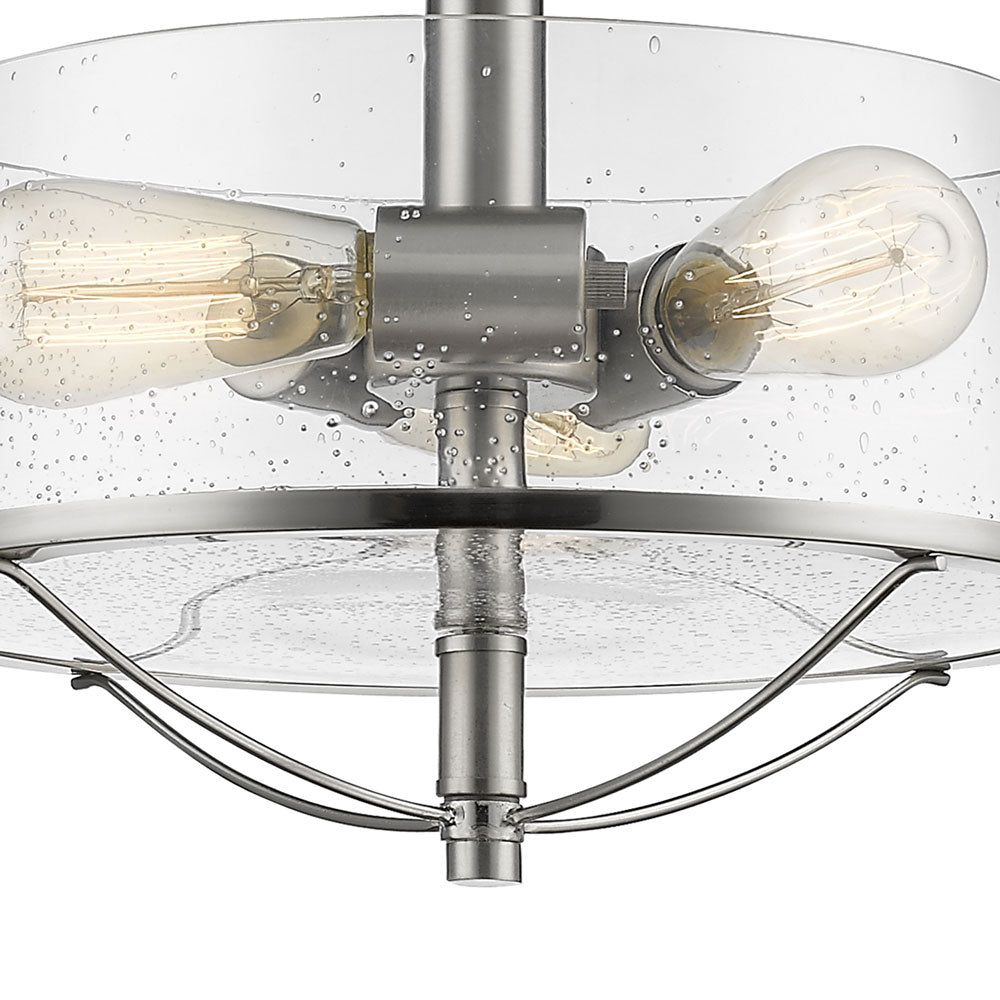 Mariner Semi Flush Mount Ceiling Light in Detail.