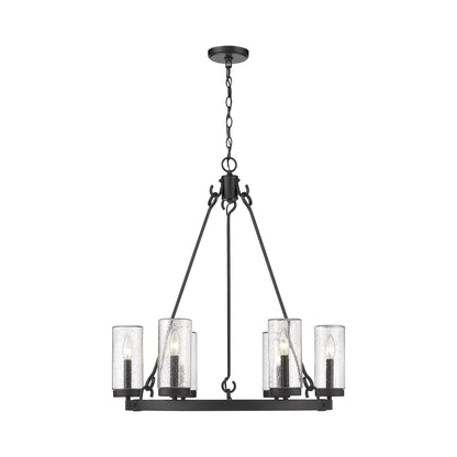 Marlow Outdoor Chandelier in Detail.