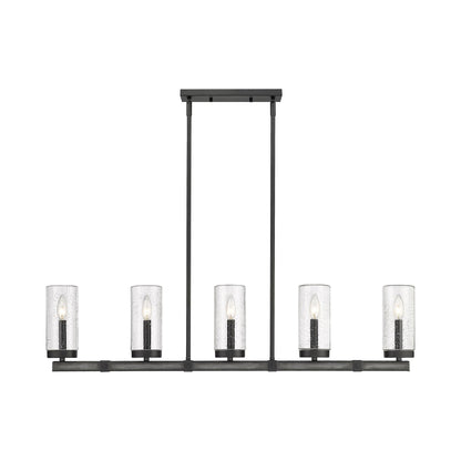 Marlow Outdoor Linear Chandelier.