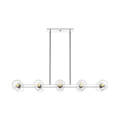 Marquee Linear Chandelier in Detail.