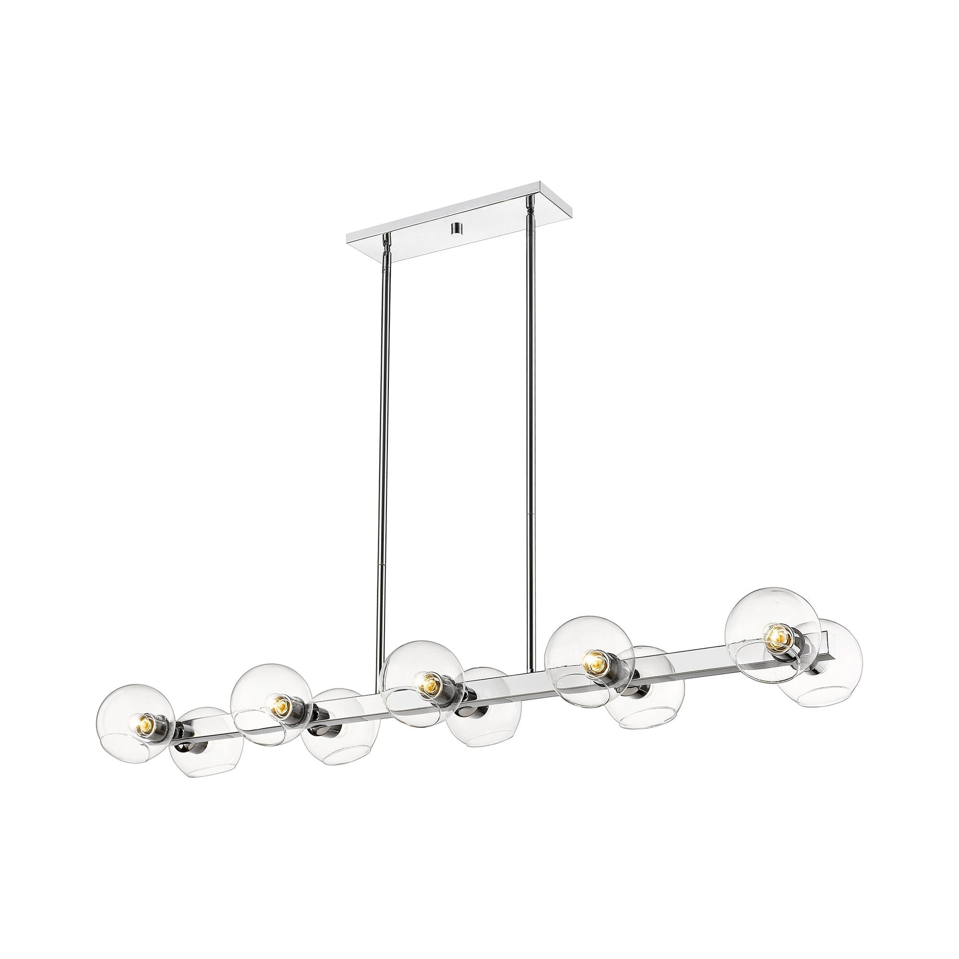 Marquee Linear Chandelier in Detail.