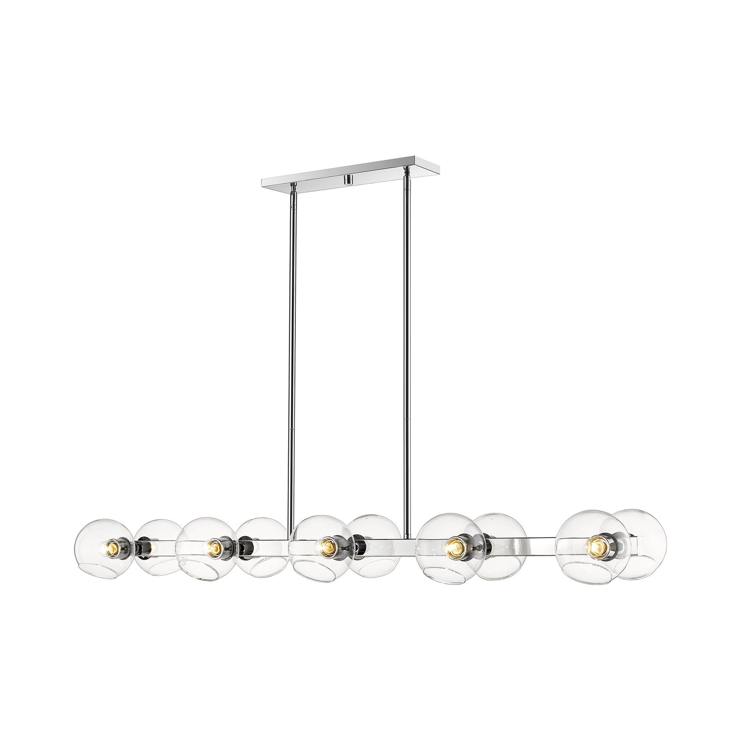Marquee Linear Chandelier in Detail.