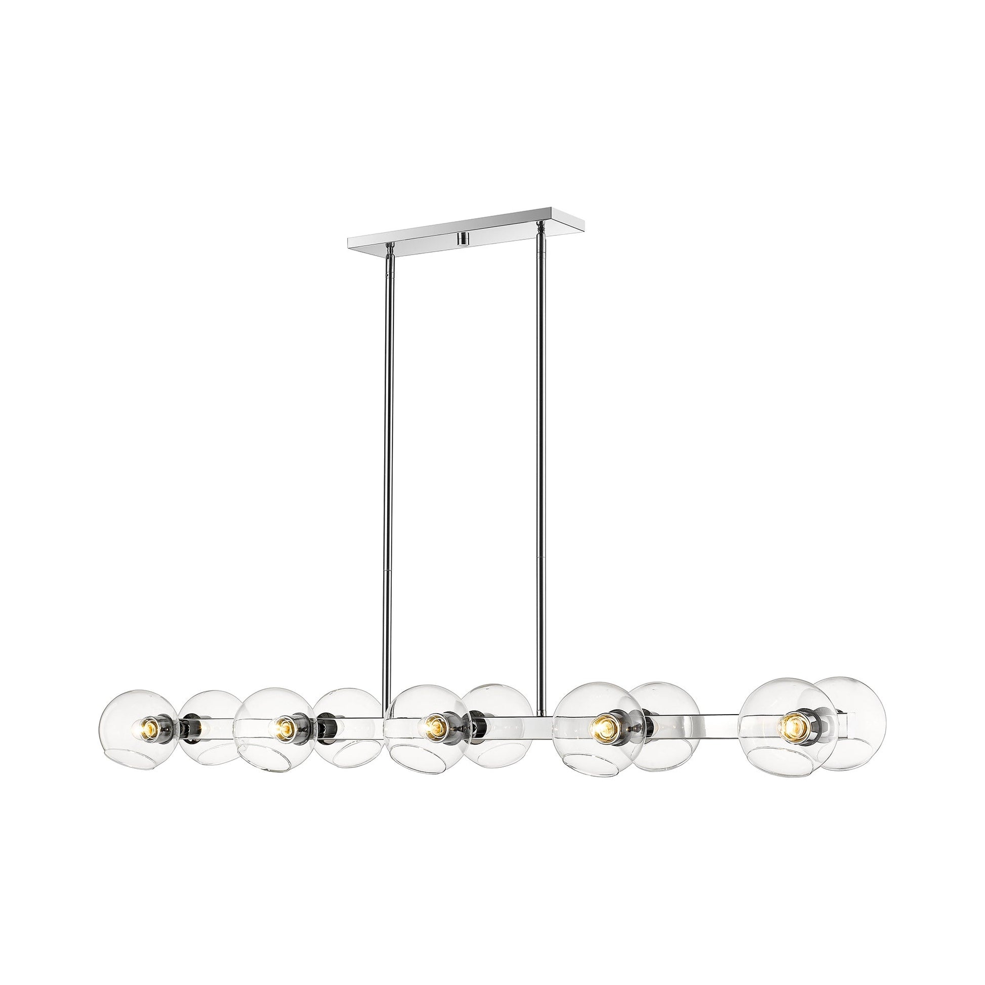 Marquee Linear Chandelier in Detail.