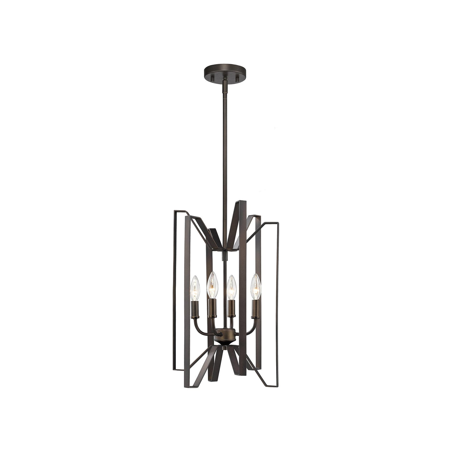 Marsala Chandelier in Bronze (4-Light).