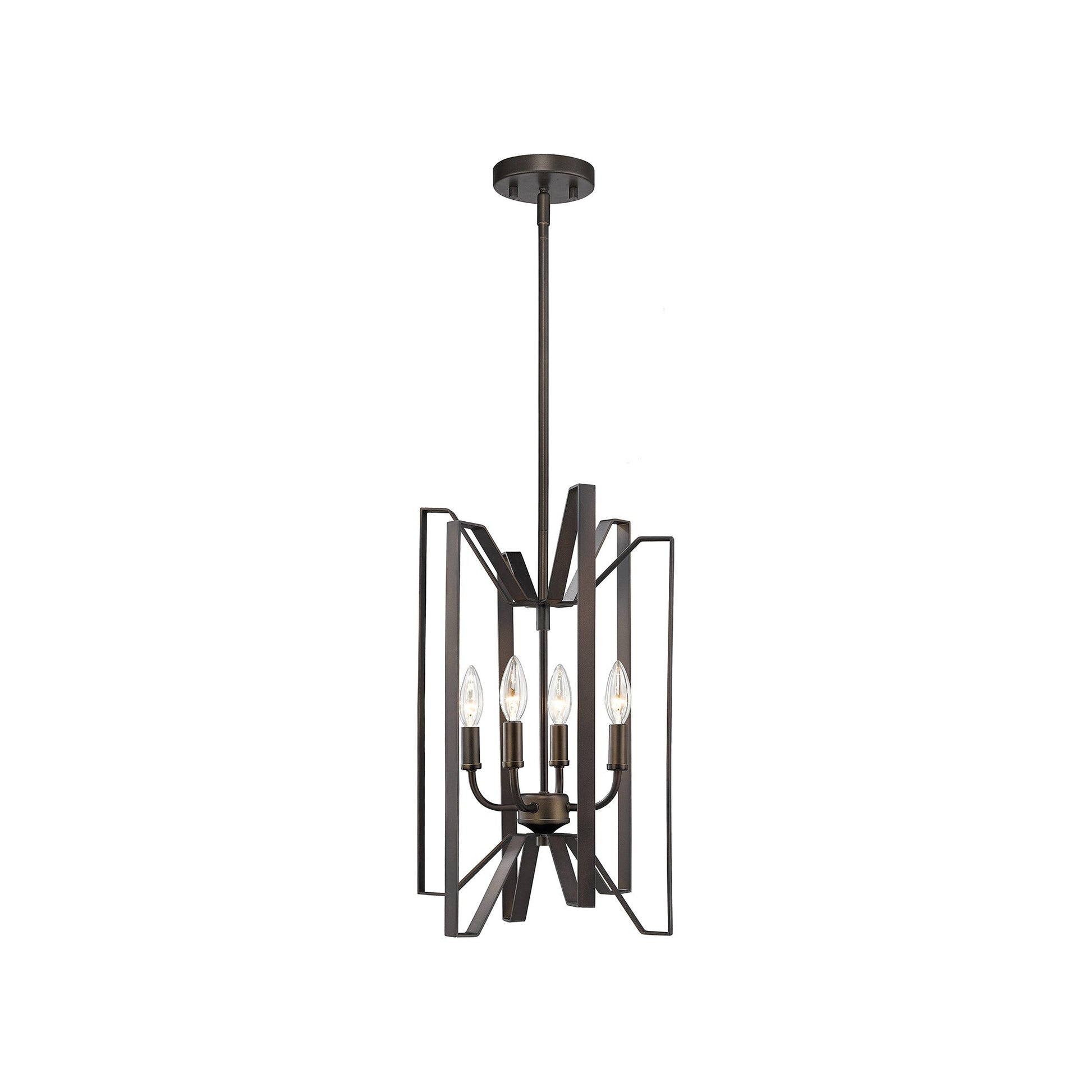 Marsala Chandelier in Bronze (4-Light).