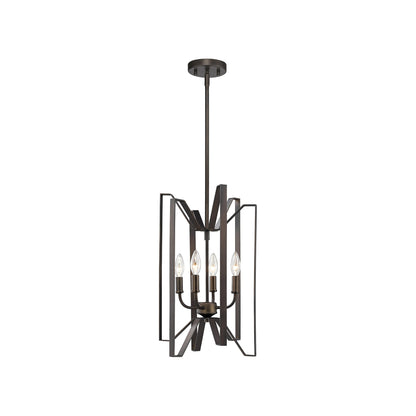 Marsala Chandelier in Bronze (4-Light).