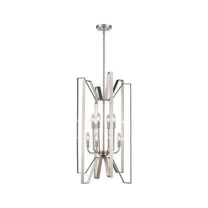 Marsala Chandelier in Brushed Nickel (8-Light).
