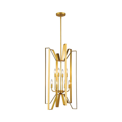 Marsala Chandelier in Polished Metallic Gold (8-Light).
