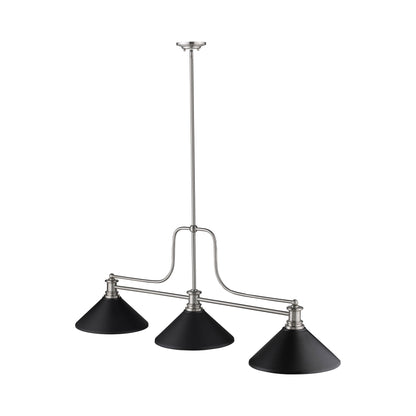 Melange Cone Billiard Pendant Light.