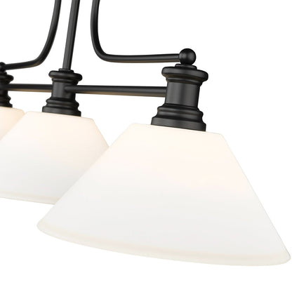 Melange Cone Billiard Pendant Light in Detail.