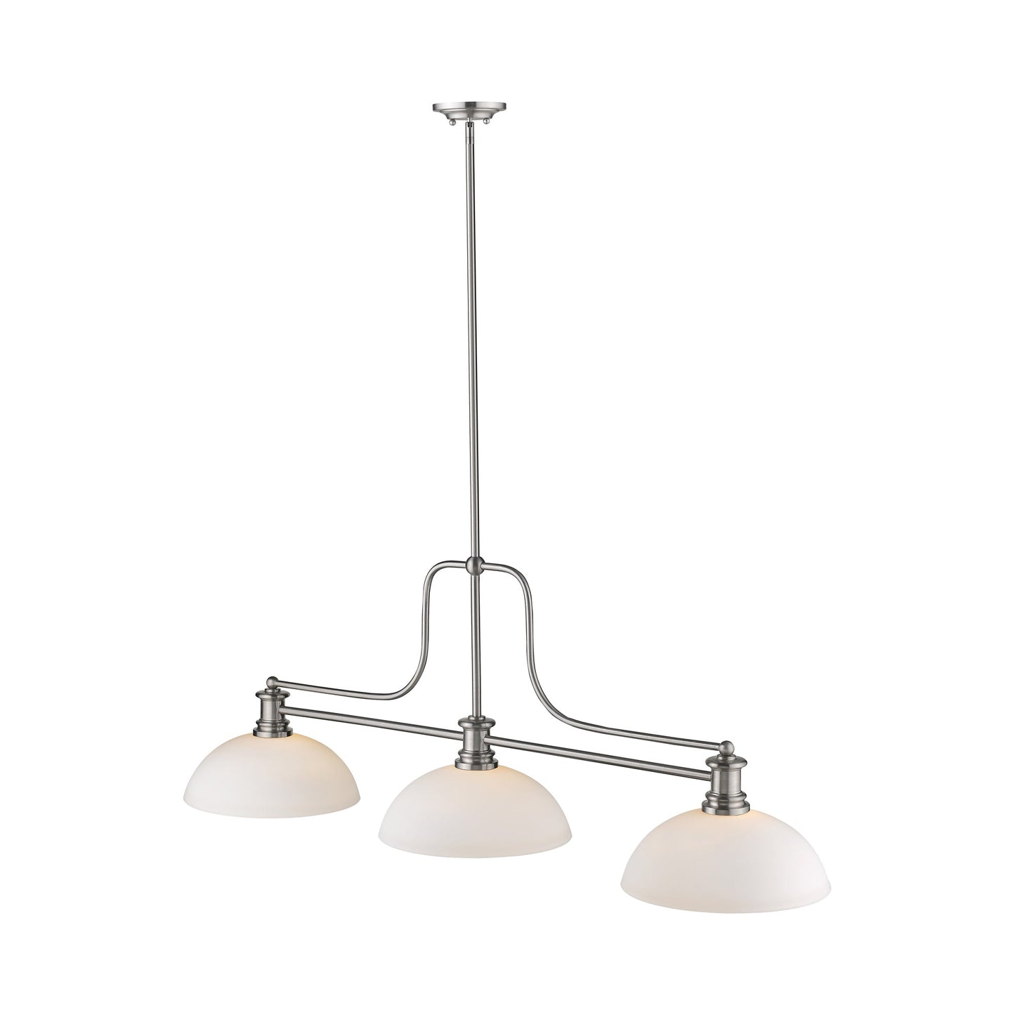 Melange Dome Billiard Pendant Light in Detail.