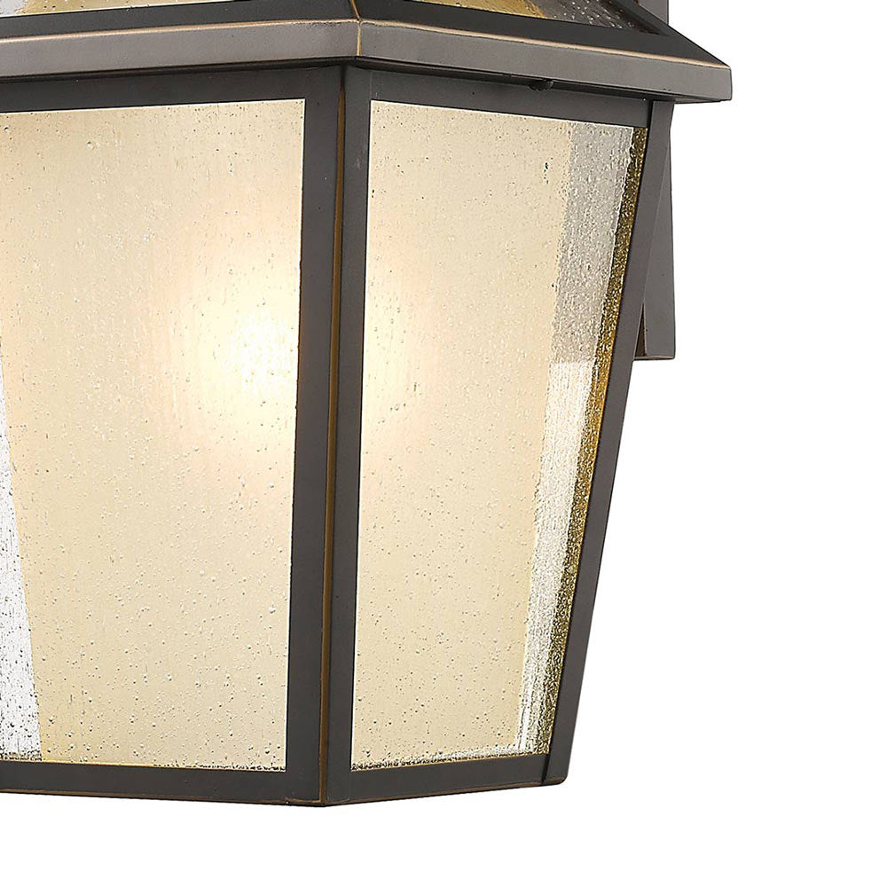 Memphis Outdoor Wall Light in Detail.