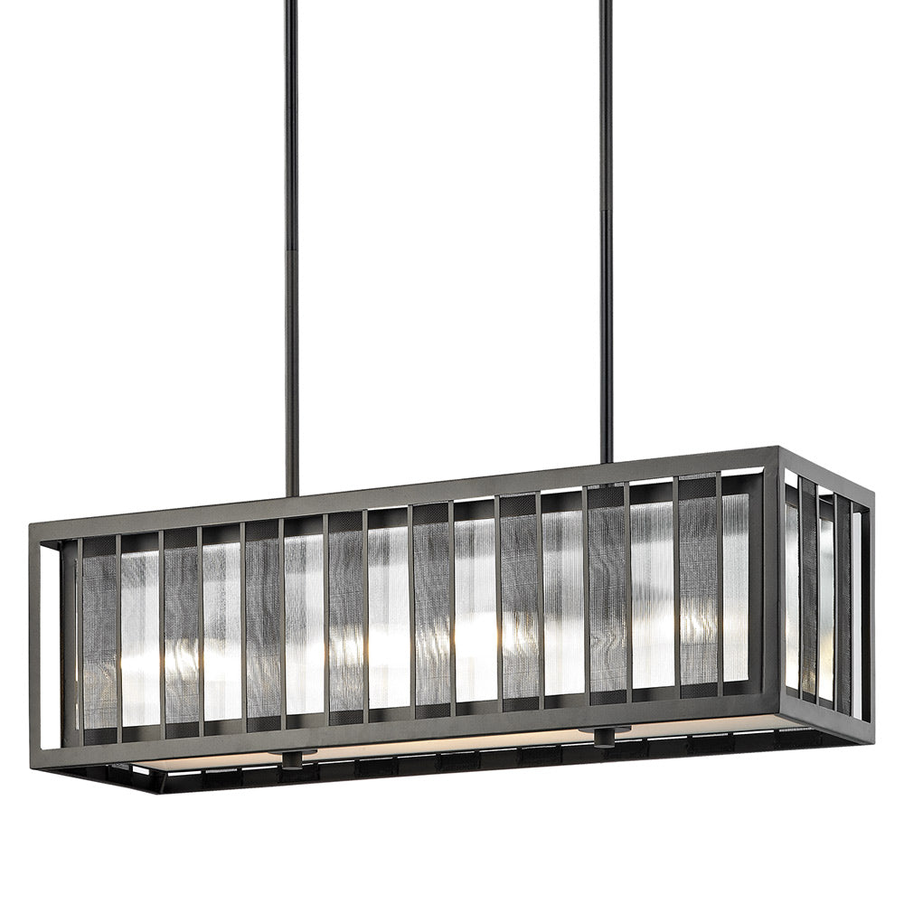 Meridional Linear Pendant Light in Detail.