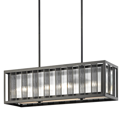 Meridional Linear Pendant Light in Detail.