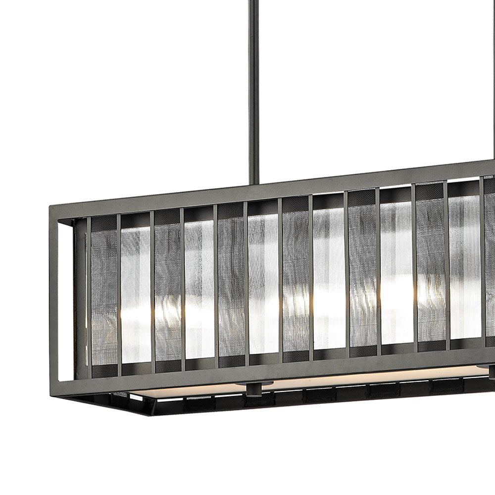 Meridional Linear Pendant Light in Detail.