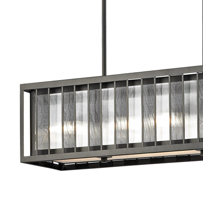 Meridional Linear Pendant Light in Detail.
