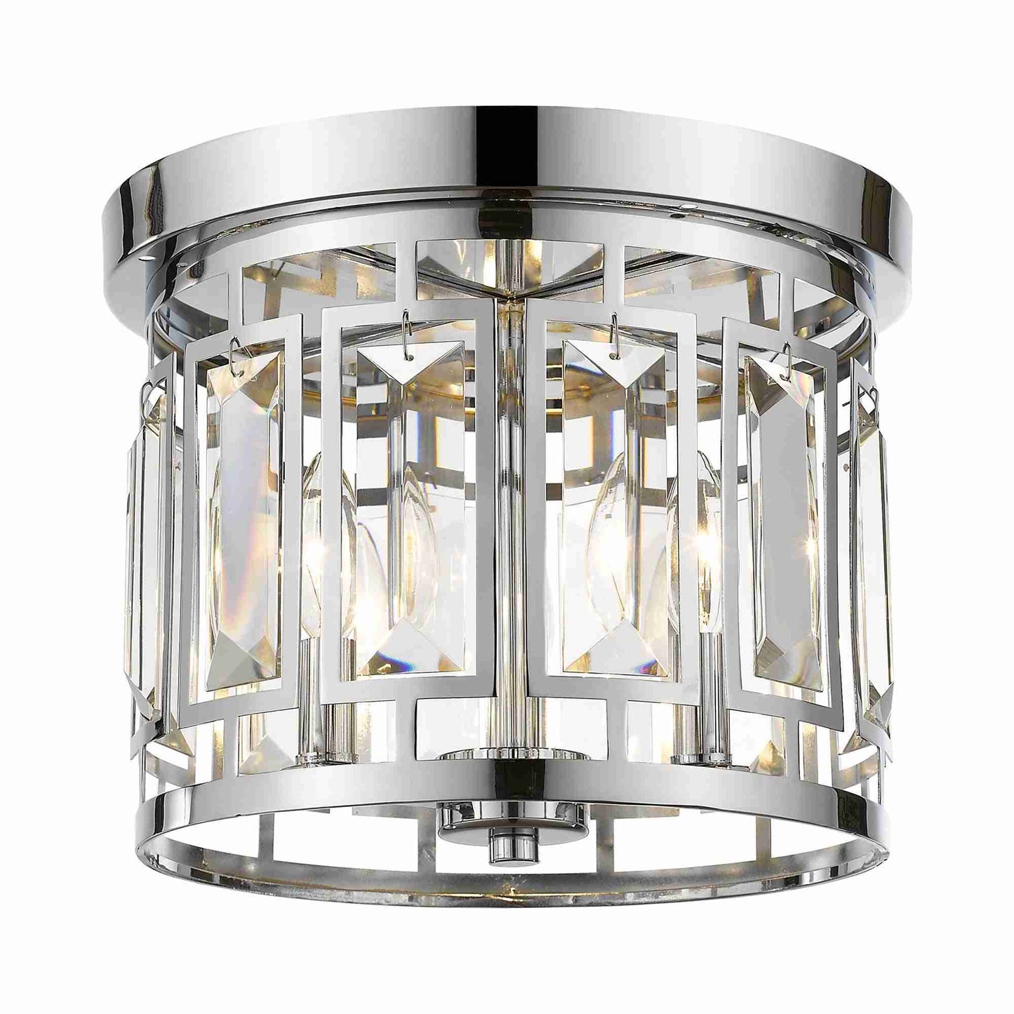 Mersesse Round Flush Mount Ceiling Light in Detail.