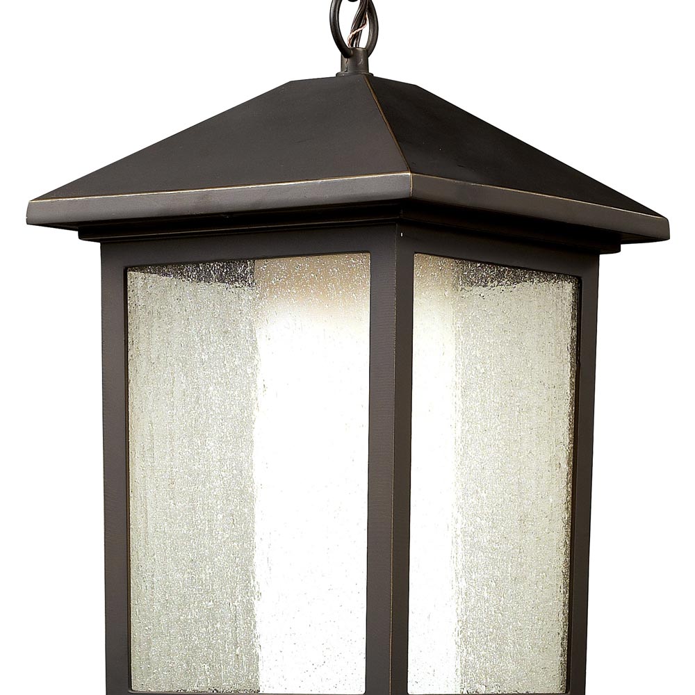 Mesa Outdoor Pendant Light in Detail.
