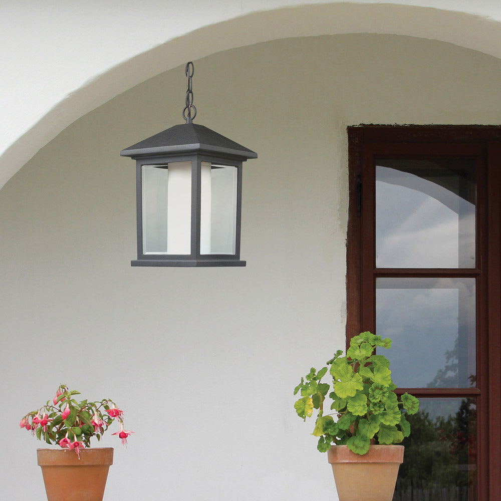 Mesa Outdoor Pendant Light in Outside Area.