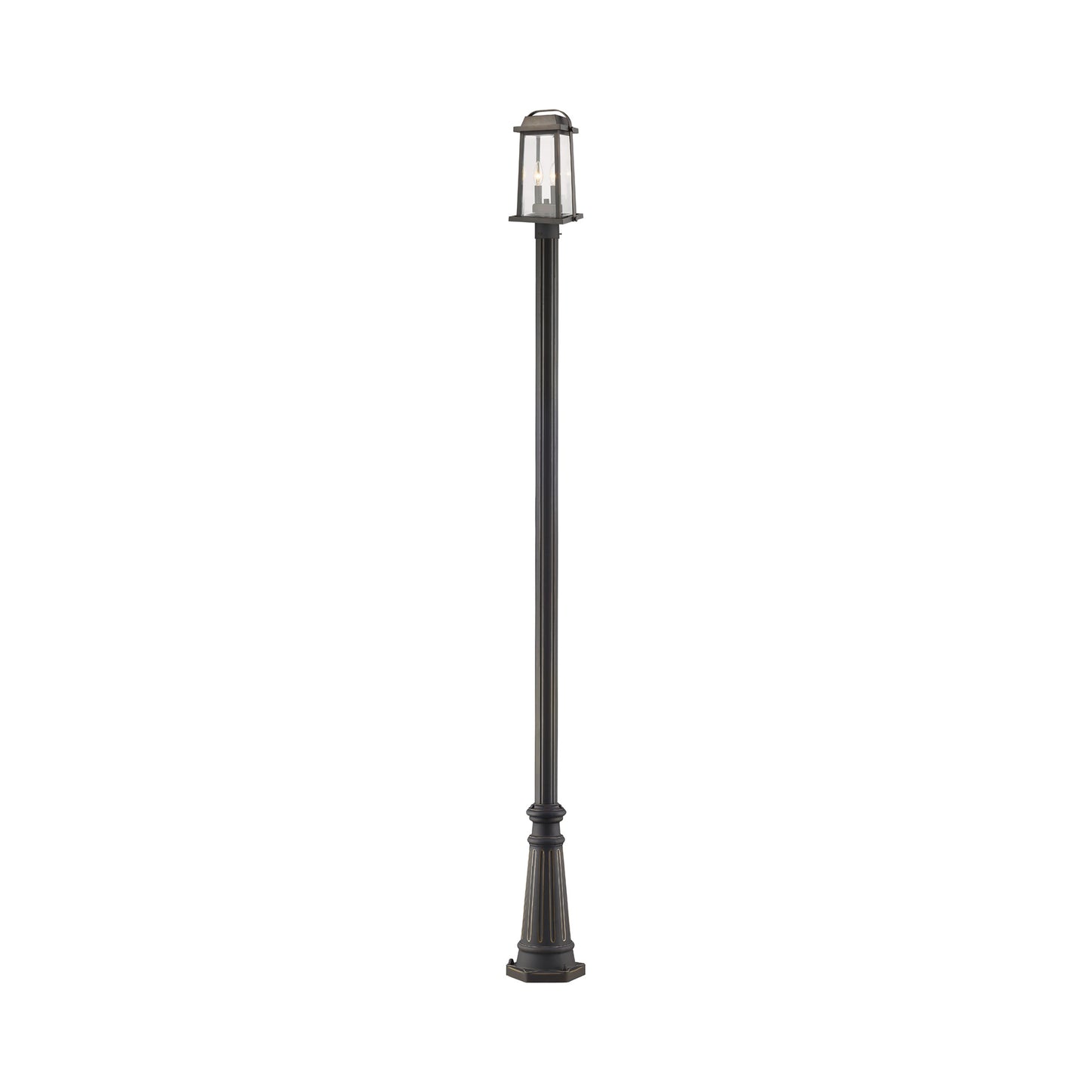 Millworks 519P Outdoor Post Light in Oil Rubbed Bronze.